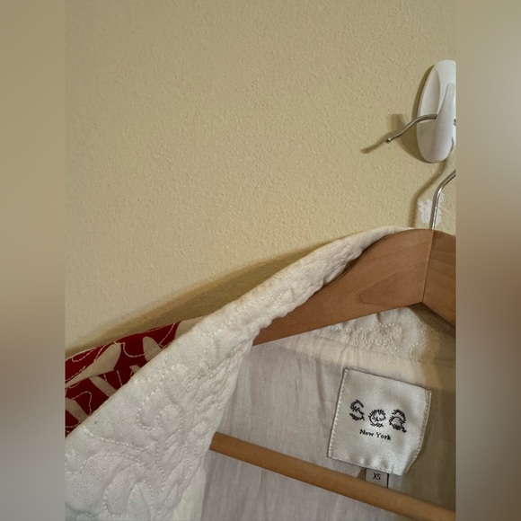 Sea New York Henrietta Print Quilted Jacket XS - Picture 4 of 7